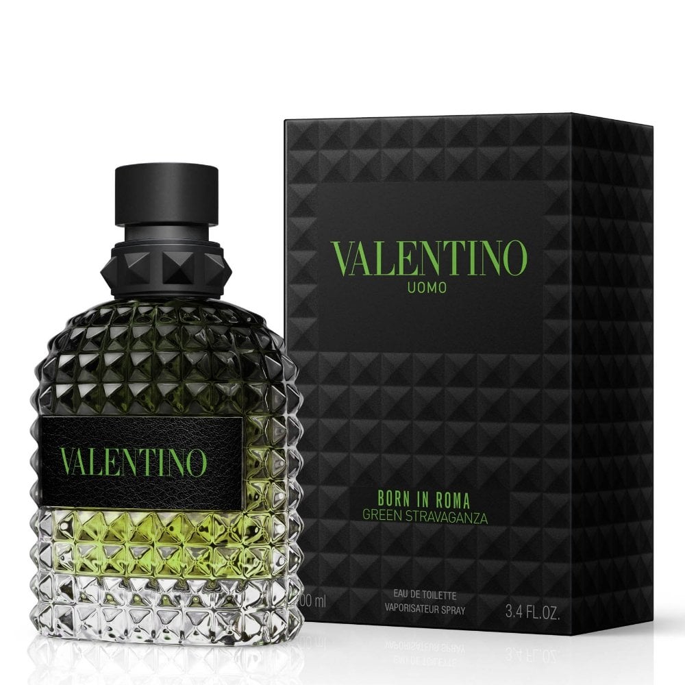 valentino-born-in-roma-green-stravaganza-uomo-eau-de-toilette-100ml-p36291-111814_image.jpg Valentino Born In Roma Green Stravaganza Uomo Eau De Toilette 100ml - Image 1