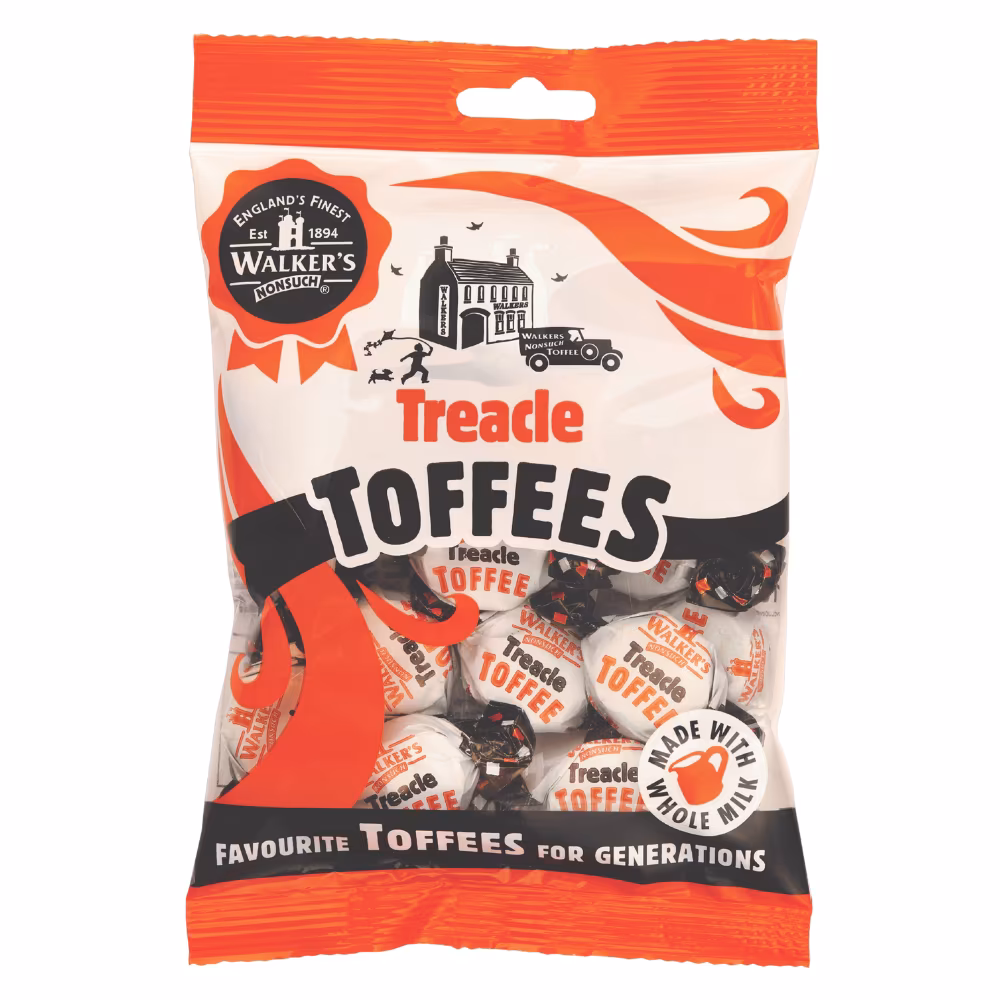walkers treacle Walker's Nonsuch Treacle Toffee Bags 150g - Image 1