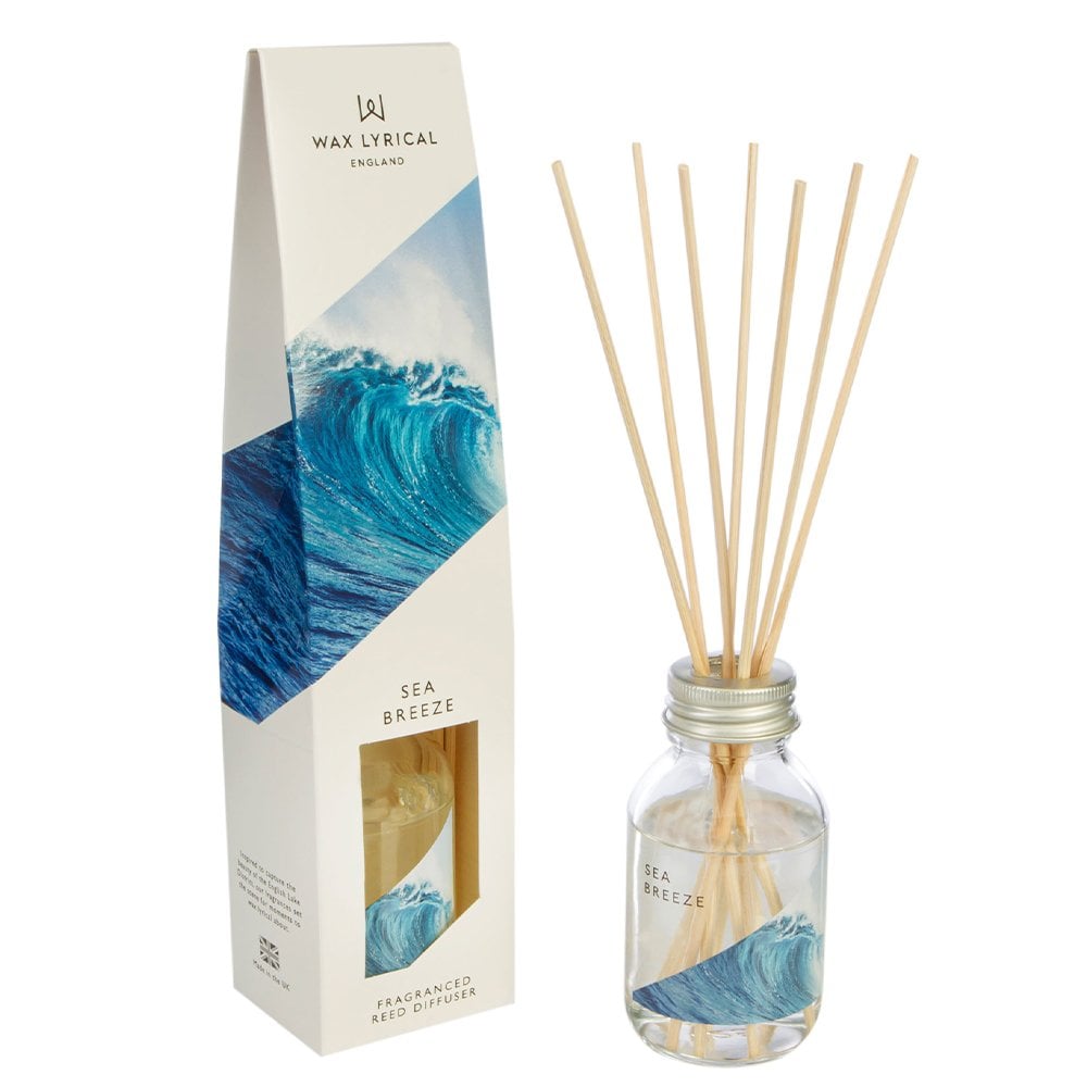 wax-lyrical-sea-breeze-scented-reed-diffuser-100ml-p23631-52806_image.jpg Wax Lyrical Sea Breeze Scented Reed Diffuser 100ml - Image 1
