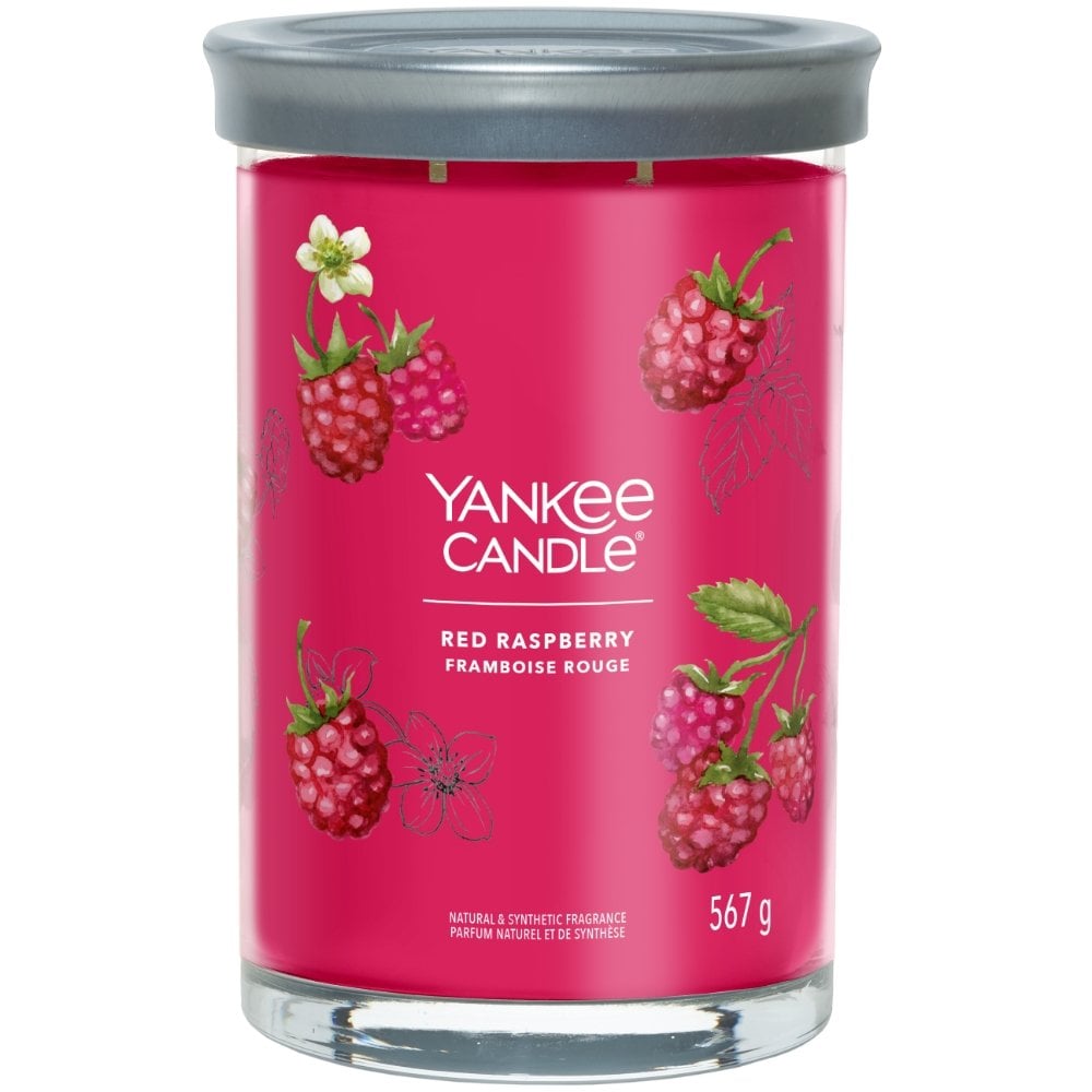 yankee-candle-red-raspberry-large-signature-tumbler-jar-candle-p34303-100781_image.jpg Yankee Candle Red Raspberry Large Signature Tumbler Jar Candle - Image 1
